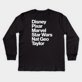 World of Dis+ (Taylor's Version) Kids Long Sleeve T-Shirt