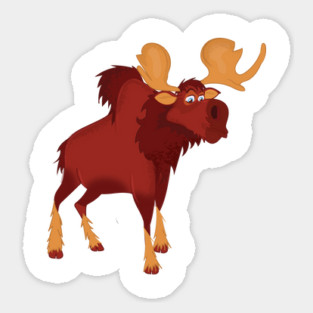 Moose Sticker