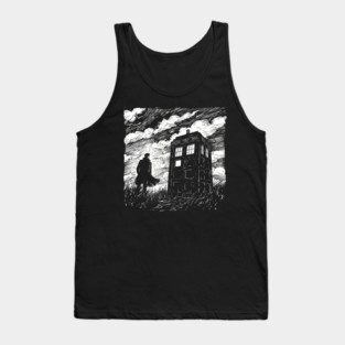 TARDIS Noir Tank Top