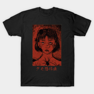 Anime Girl Spider Horror T-Shirt