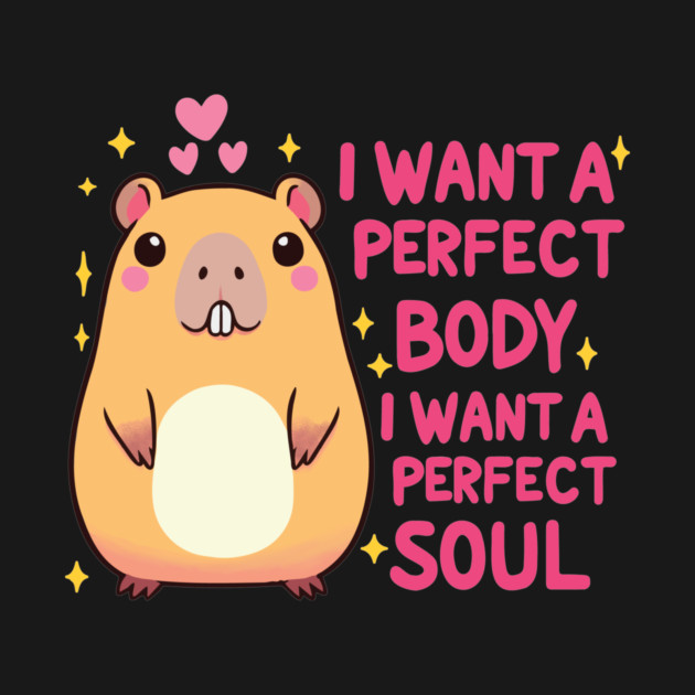 Capybara i want a perfect body by CreativeSage