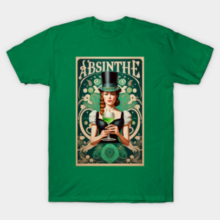 Vintage Absinthe Ad - Design 4 T-Shirt