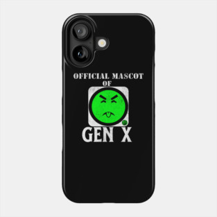Funny Generation X Gen X Mr Yuk 80's and 90's Vintage and Nostalgic Gift Idea Phone Case
