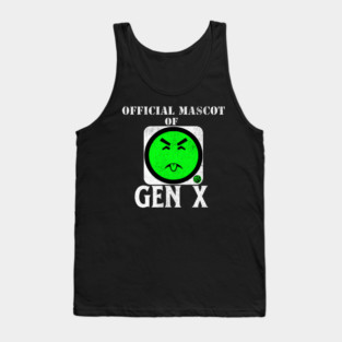 Funny Generation X Gen X Mr Yuk 80's and 90's Vintage and Nostalgic Gift Idea Tank Top