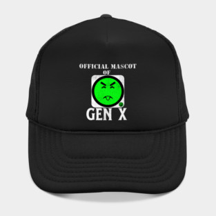 Funny Generation X Gen X Mr Yuk 80's and 90's Vintage and Nostalgic Gift Idea Hat