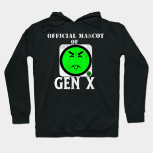 Funny Generation X Gen X Mr Yuk 80's and 90's Vintage and Nostalgic Gift Idea Hoodie