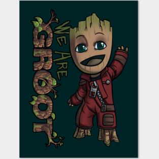 We are Groot! Posters and Art