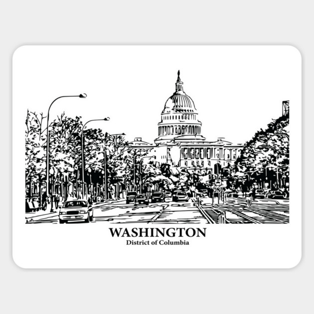 Washington - DC Magnet by Lakeric