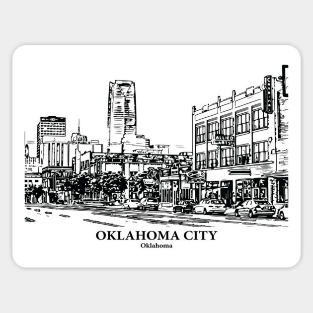 Oklahoma City - Oklahoma Magnet by Lakeric
