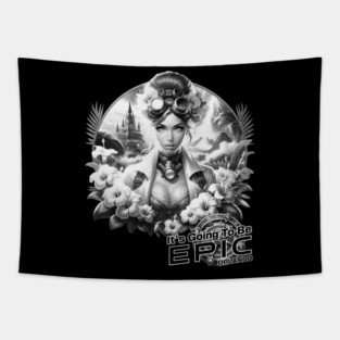 Victor(ia) Frankenstein It's going to be EPIC New Orlando Florida Theme Park Dark Side Tapestry