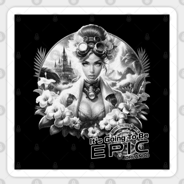 Victor(ia) Frankenstein It's going to be EPIC New Orlando Florida Theme Park Dark Side Sticker by Joaddo