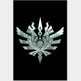Monster Hunter symbol Posters and Art