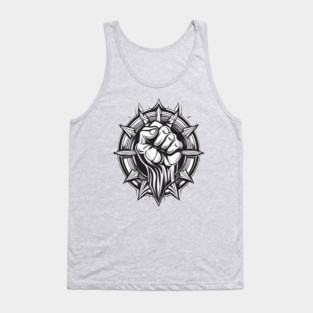 Raised-Fist Tank Top