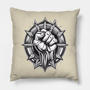 Raised-Fist Pillow