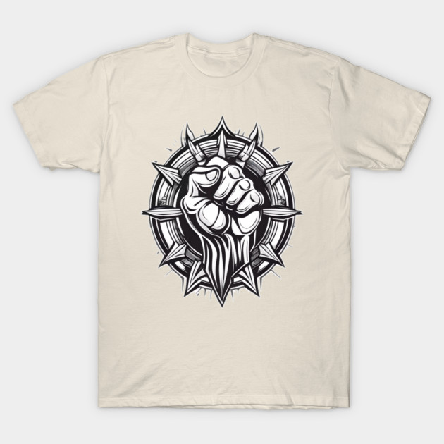 Raised-Fist T-Shirt by Duhann