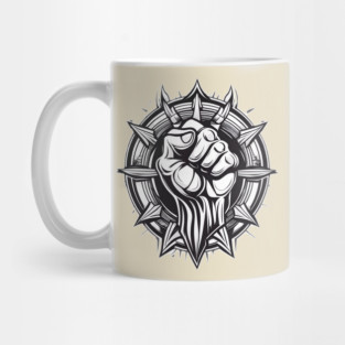 Raised-Fist Mug