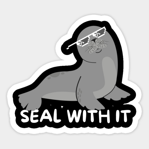Seal With It Sea Lion Gift Magnet by The WYLD Tribe