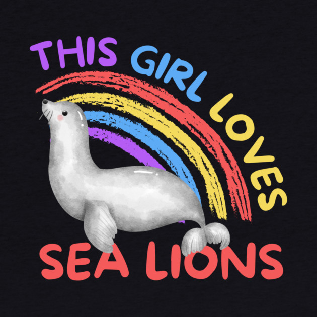 This Girl Loves Sea Lions Seal by The WYLD Tribe