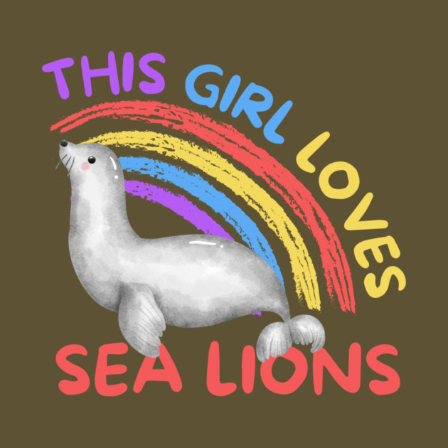 This Girl Loves Sea Lions Seal by The WYLD Tribe