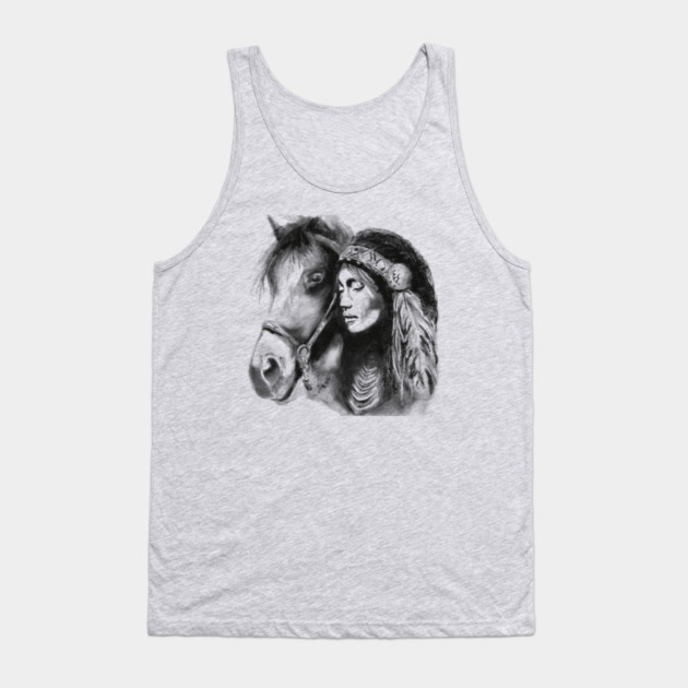 Native American Beauty Tank Top by TopTenGraphics