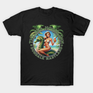 The Sea Horse in Dundalk Maryland Tiki Bar T-Shirt