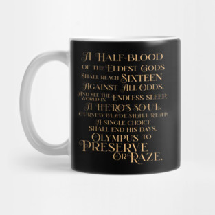 The Prophecy | Percy Jackson and the Olympians Mug