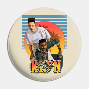 Retro Style FLYER Kid'N Play Hip Hop Pin