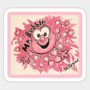 Mr Bubble Sticker