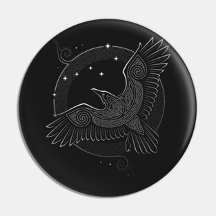 NORTHERN RAVEN Pin