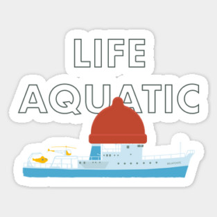 Life Aquatic with Steve Zissou Sticker