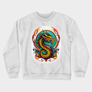 Dragon-Art Crewneck Sweatshirt