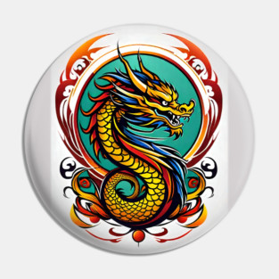 Dragon-Art Pin