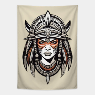 Female-Power Tapestry