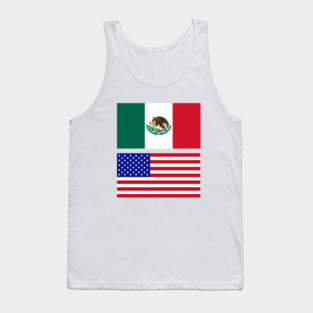 The American and Mexican Flag Tank Top
