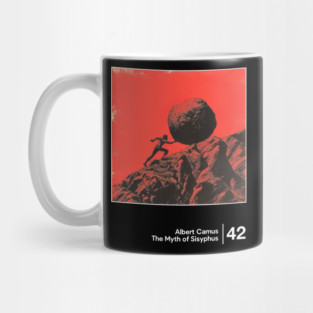 The Myth of Sisyphus - Minimal Style Graphic Artwork Mug