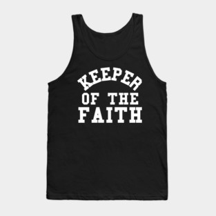 Keeper of the Faith Christian Hardcore Terror parody Tank Top