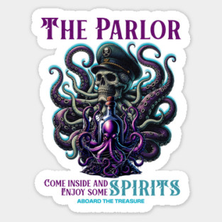 The Parlor Bar Aboard the Treasure Orlando Florida Magnet