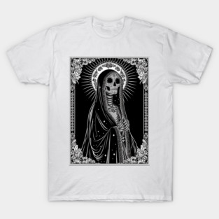 Virgen de Guadalupe Calavera T-Shirt