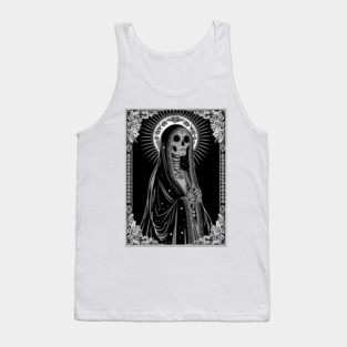 Virgen de Guadalupe Calavera Tank Top