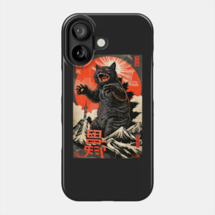 Catzilla Nightmare! Phone Case