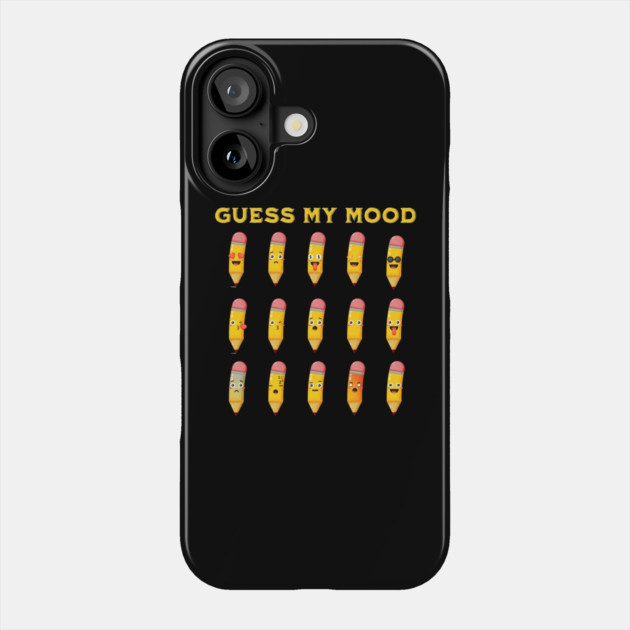 Mood Pencils Phone Case by HolidayBug