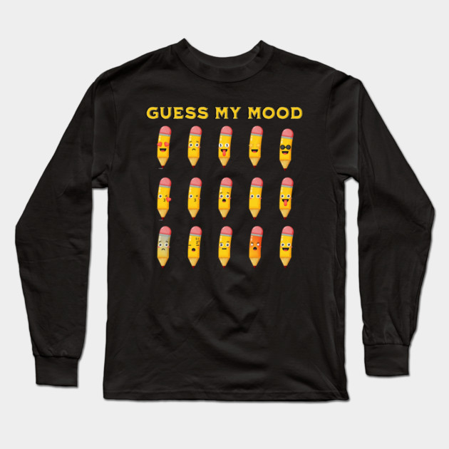 Mood Pencils Long Sleeve T-Shirt by HolidayBug