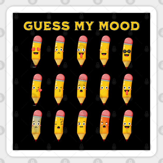 Mood Pencils Sticker by HolidayBug