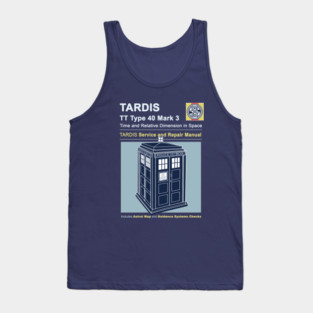 TARDIS Repair Manual Tank Top