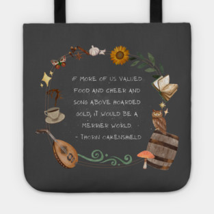 Food & Cheer & Song Tote
