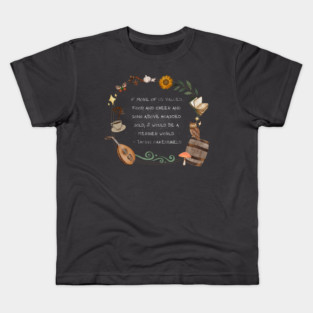 Food & Cheer & Song Kids T-Shirt