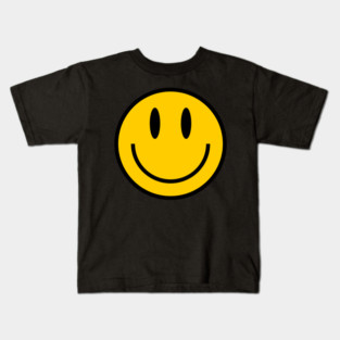 happy face smiley face emoji Kids T-Shirt