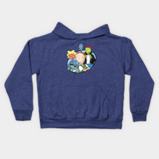 Doug Characters Kids Hoodie