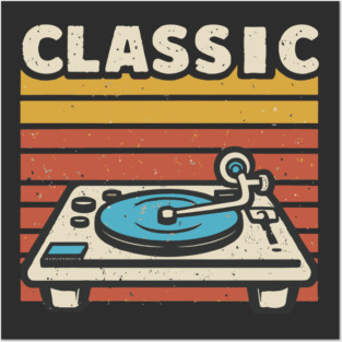 Turntable Retro Posters and Art