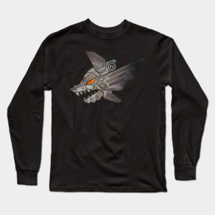 Mecha Robot Wolf Long Sleeve T-Shirt